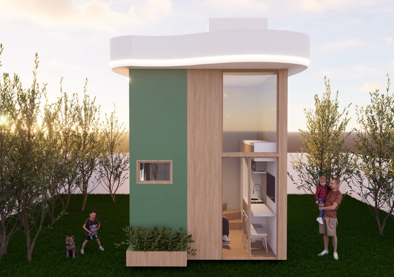 casa 3x3 verde